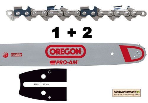 Oregon PowerSharp Starterset für Motorsäge MCCULLOCH 39 40 cm Schwert 3/8 1,3 mm 